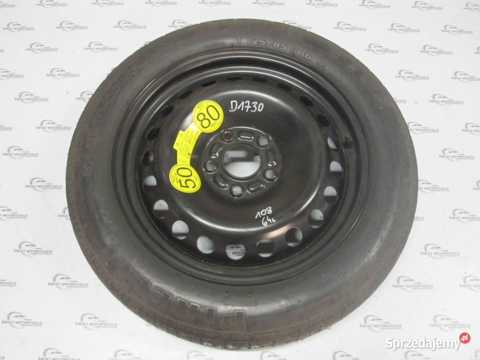 VOLVO S40 V50 koło dojazdowe 1258516 99M 5x108