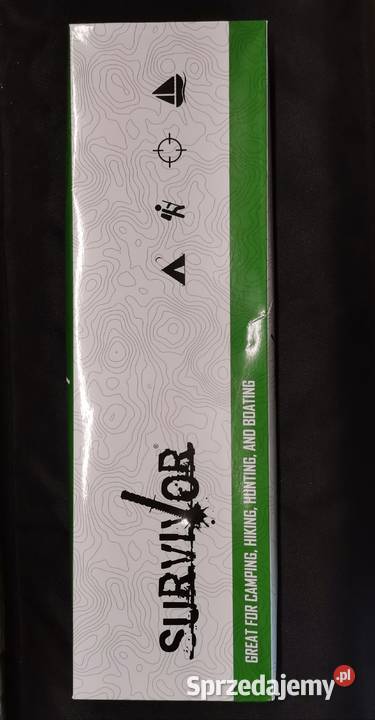 Nóż z czaszkami surwiwalowy piracki Ząbki