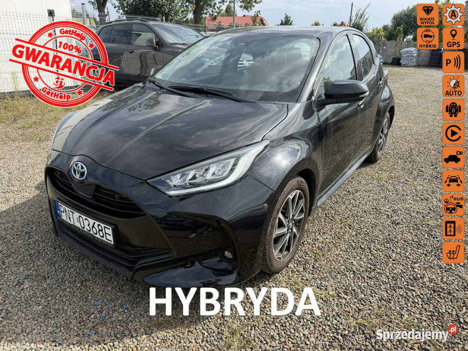Toyota Yaris hybryda automat kamera gwarancja IV wielofunkcyjna kierownica Zbąszyń