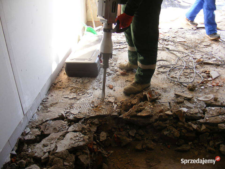 Skuwanie posadzek kucie betonu skuwanie starej Warszawa