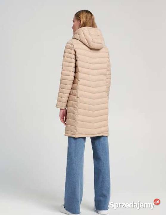 kurtka plaszcz Sinsay beżowa xxs 32 Rozmiar 32(XXS) Toruń