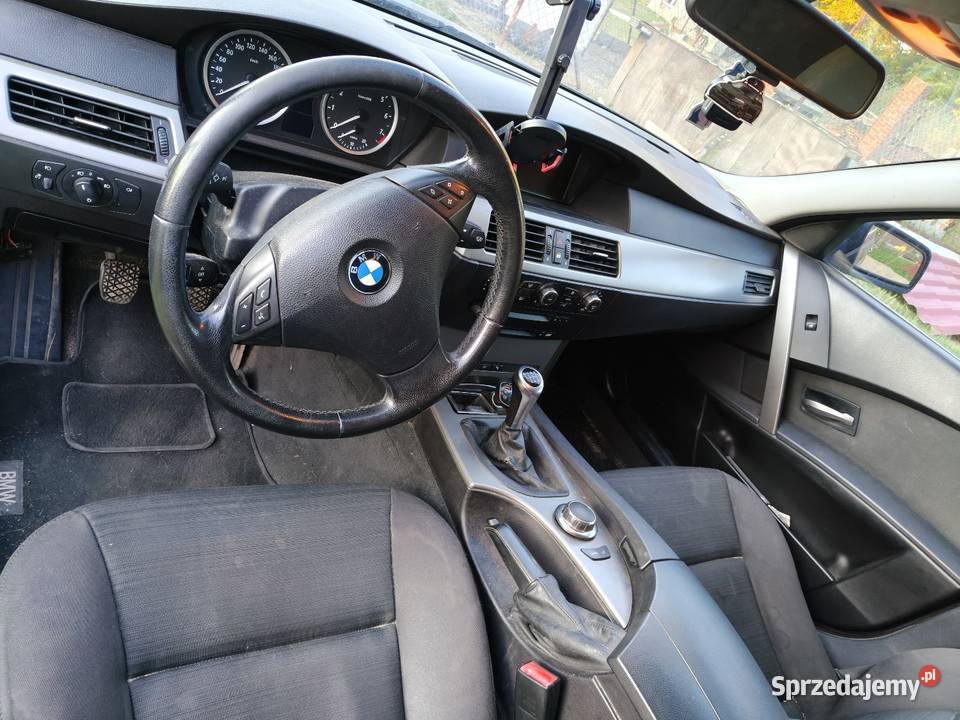 Bmw E60 25 gaz szary Seria 5 kujawsko-pomorskie Płużnica