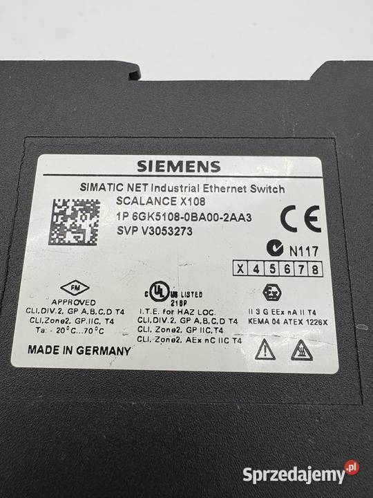 Siemens 6GK51080BA002AA3 Scalance X108 Warszawa