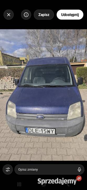 Ford Transit Connect możliwa zamiana klimatyzacja Przemków