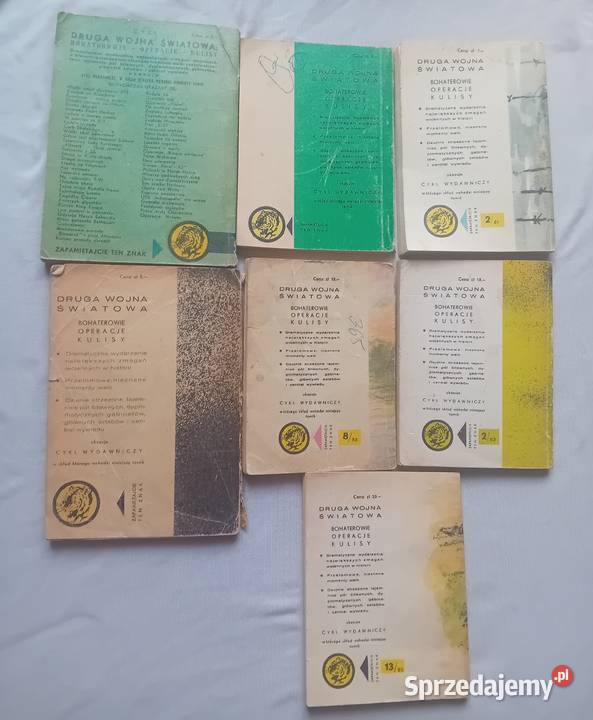 Zestaw 7 książeczek z serii Żółty Tygrys Lata Koźminek