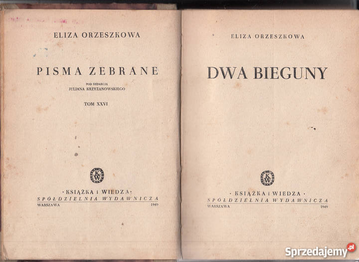 02790 DWA BIEGUNY ELIZA ORZESZKOWA małopolskie Czyrna sprzedam