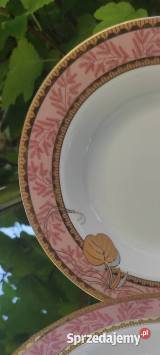 Porcelana japońskazłocenia brabanckieTalerze Pabianice