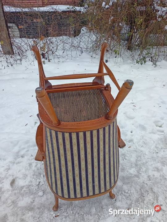 Fotele Drewniany ażurowe retroStylowe Meble Dom i Ogród śląskie Gliwice