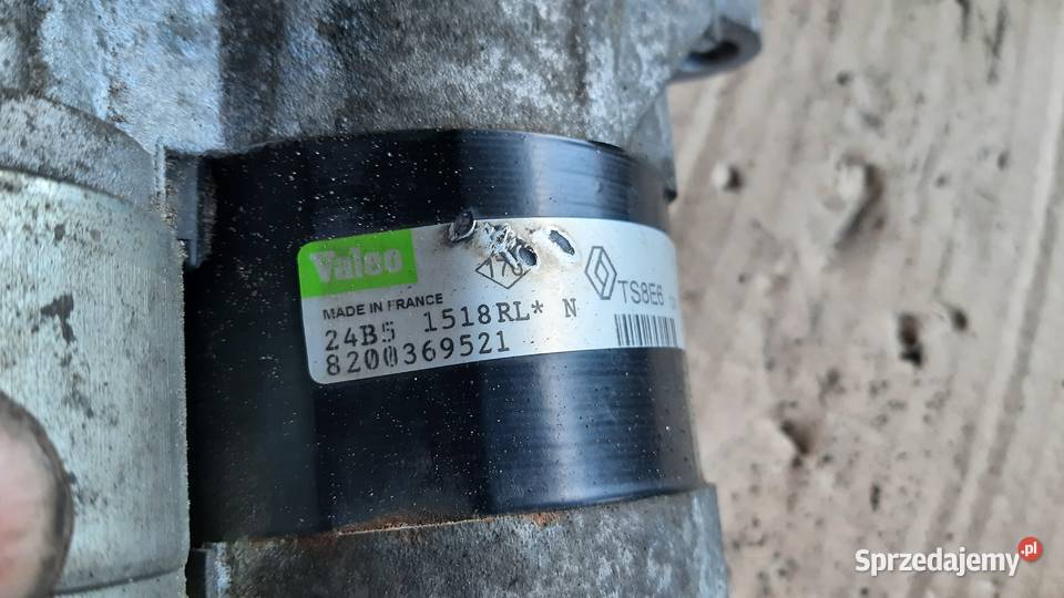 rozrusznik valeo 8200369521 Renault 12 Twingo II