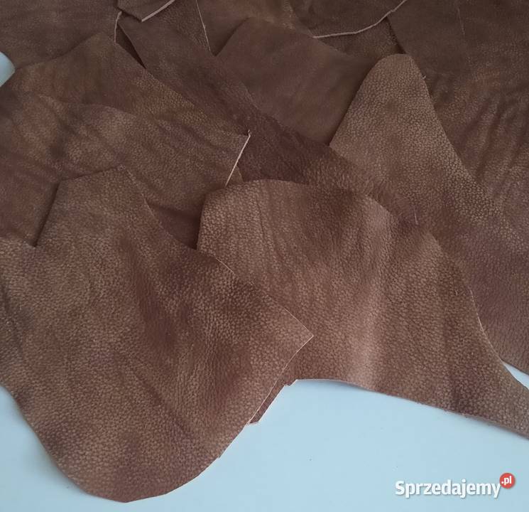 Skóra 485 g Naturalna Włoska Brązowy Postarzana Gdańsk
