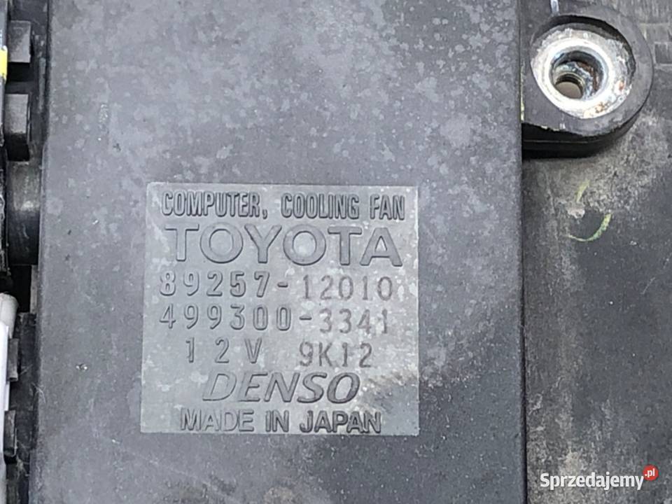 WENTYLATOR CHŁODNICY TOYOTA AURIS I 16 124 0612 podkarpackie