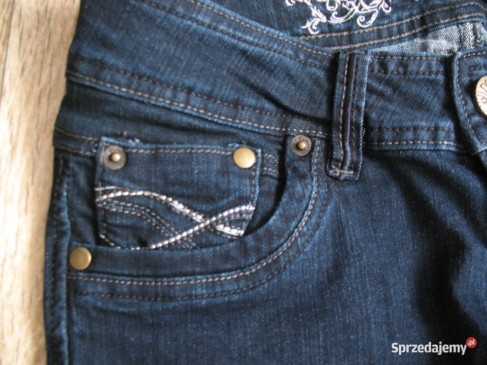 Spodnie jeans wyszczuplające 36 S biodra 90 Siedlce sprzedam
