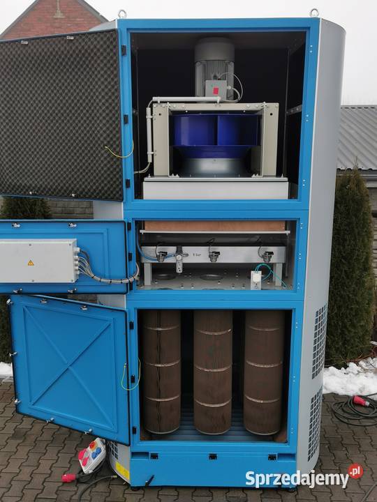 Odciąg dymu z hali wieża wentylacyjna Zdziechowice