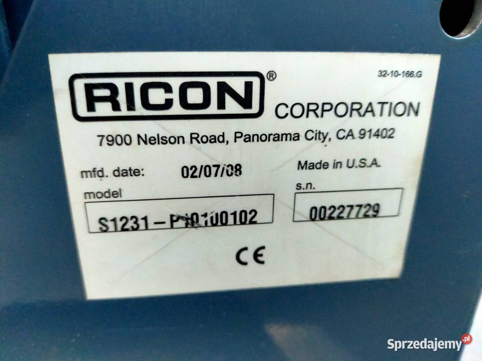 SPRZEDAM windę załadowczą marki RICON na wózek Słotwina