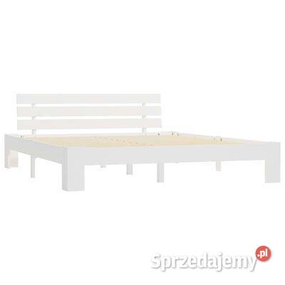 vidaXL Rama łóżka z zagłówkiem biała 160x200 Warszawa sprzedam