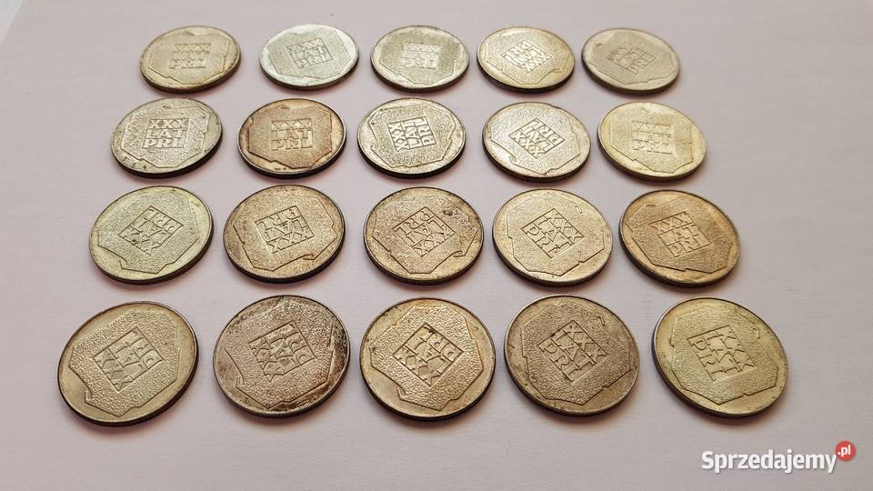 20x 200 XXXlecia PRL 1974 mapka Ag srebro 625 śląskie Dąbrowa Górnicza