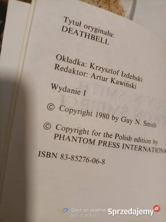 Dzwoń śmierci Smith książki księgarnia