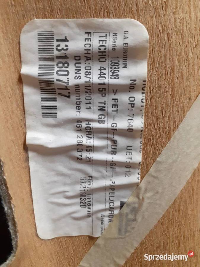Podsufitka fotele uszczelki Corsa 5D Nisko