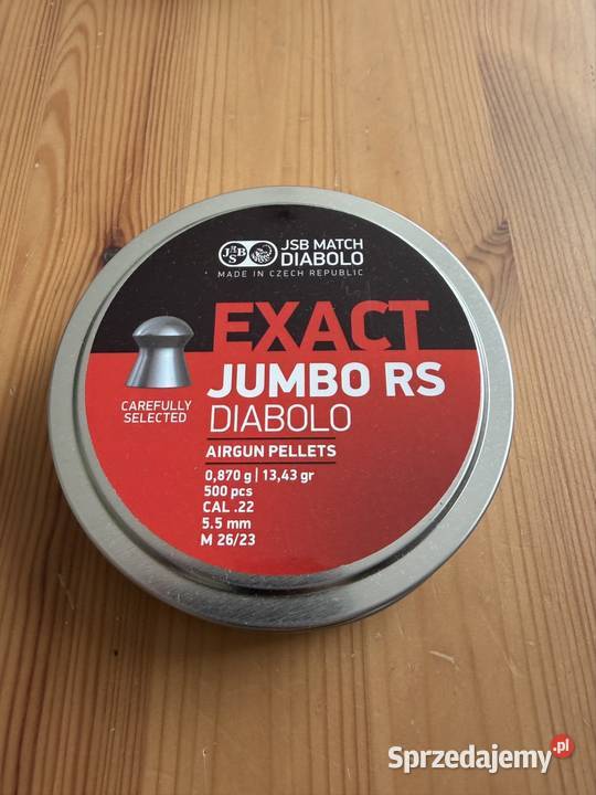 Śrut JSB Exact Jumbo RS Diabolo 552 mm Warszawa