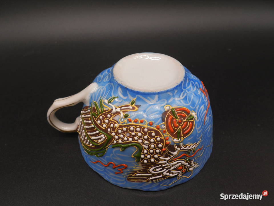 Japońska filiżanka dragonware porcelana smocza sprzedam