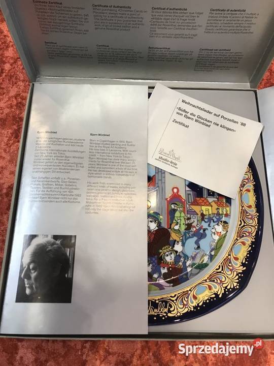 Talerz Rosenthal Bjrn Wiinblad Kolędy na Kielce sprzedam