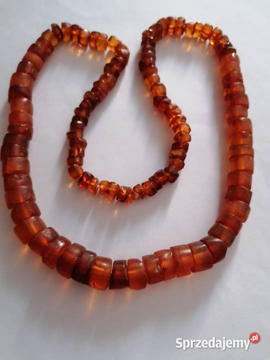 Stary Naszyjnik Bursztyn Vintage Białystok