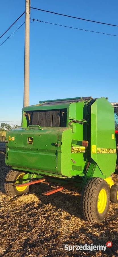 Prasa Johan deere 570 siatka sznurek Piołunowo sprzedam