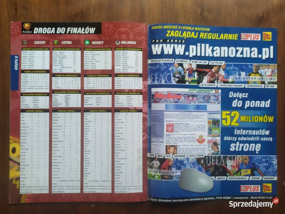 Skarb kibica EURO 2004 Czasopisma Łódź