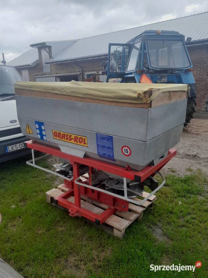 Rozsiewacz nawozów Grass rol 2019 hydraulika lubelskie Glinnik sprzedam