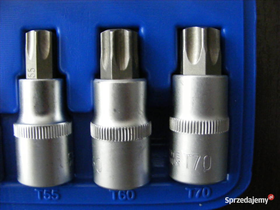 Klucze torx T27 do T 70 E10 do E 24 12 CALA Wałcz