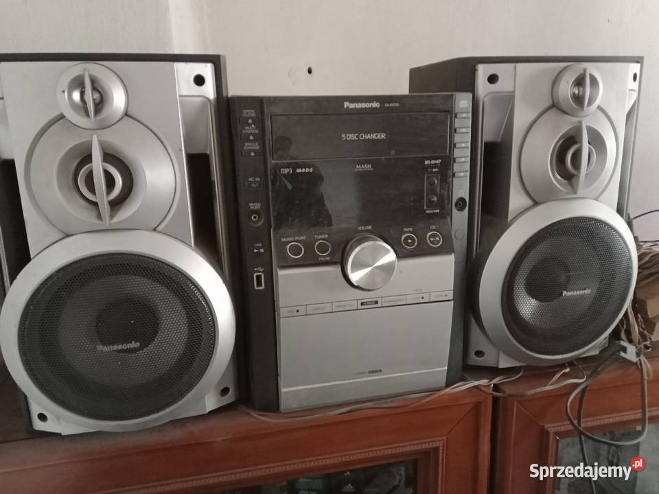 Wieża Panasonic SA AK750 MP3 music port USB 5cd