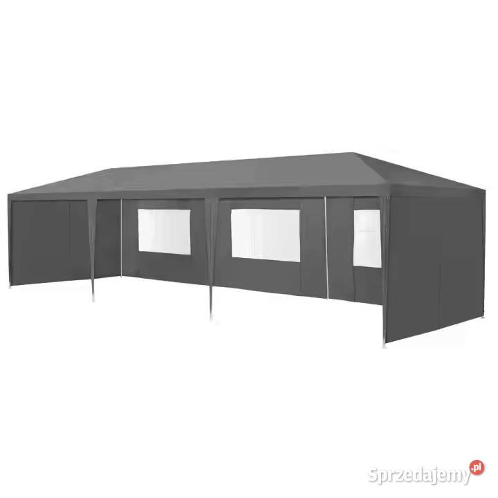 Namiot pawilon ogrodowy handlowy 3x9 m 8 ścianek