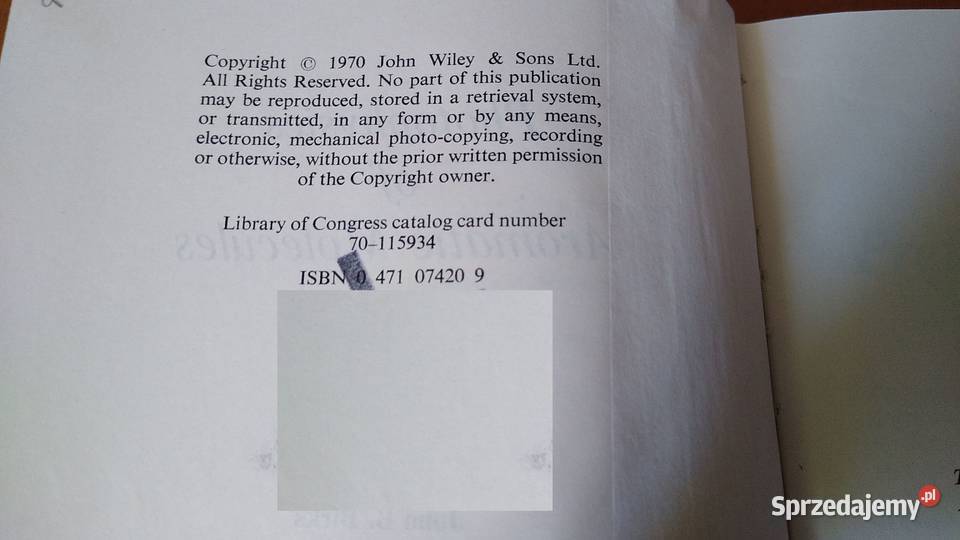 Photophysics of aromatic molecules John B Birks Gdańsk