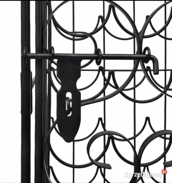 Metalowy stojak na 35 butelek wina Poręba sprzedam