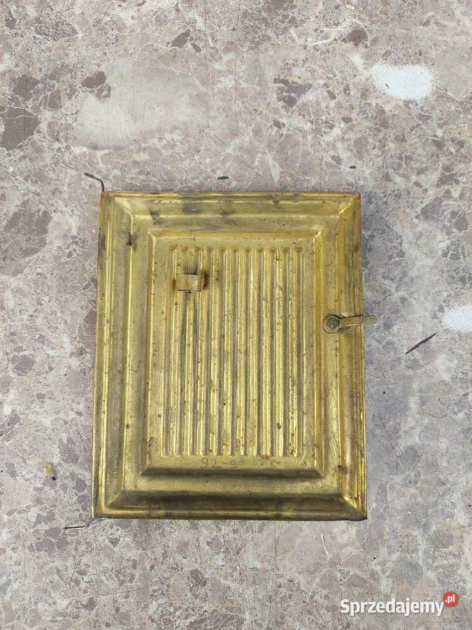 Drzwiczki tył starego zegara kareciaka Tczew