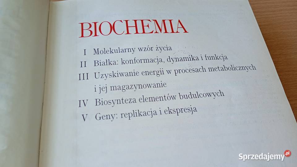 Biochemia Lubert Stryer przekł 4 wyd pomorskie Gdańsk