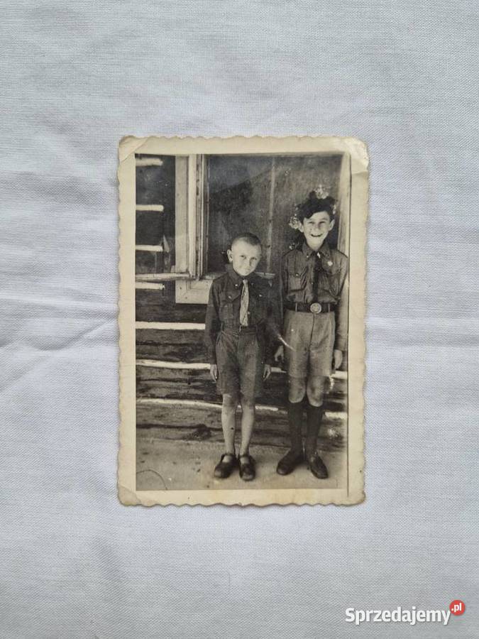 ZHP II RP dwóch harcerzy skautów ZHP historia sprzedam