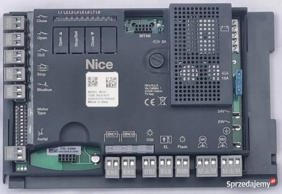 Nice MCA1 R10 MC824H R10 centrala sterujaca nowa sprzedam
