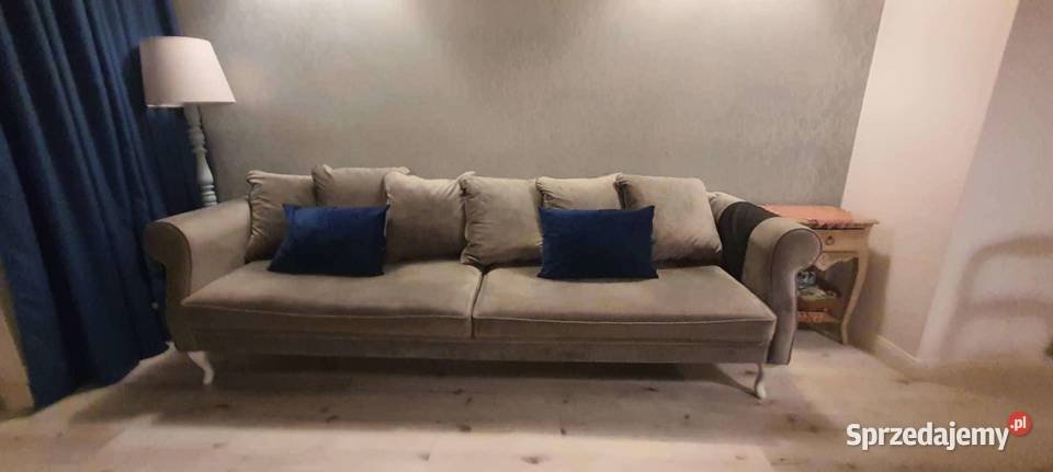 Sofa Glamour STYLOWA nogi ludwik puf Narożnik L mazowieckie Warszawa