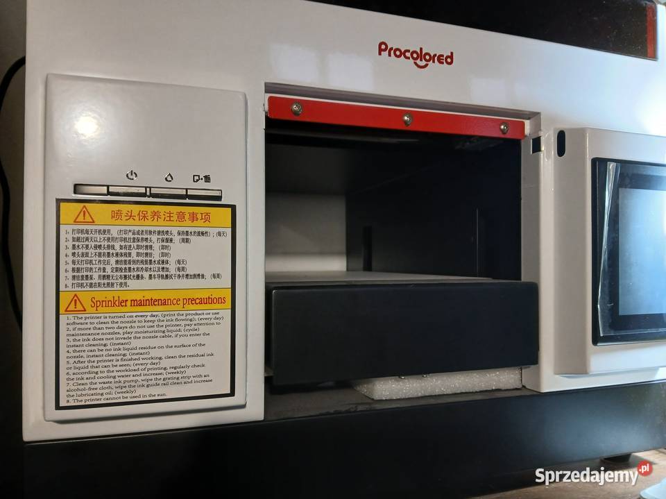 Drukarka UV A4 Nowa Tusze ręki Jawor