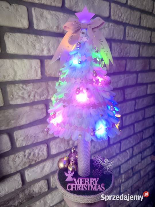 Choinki święta dekoracja rękodzieło Boże Narodzenie