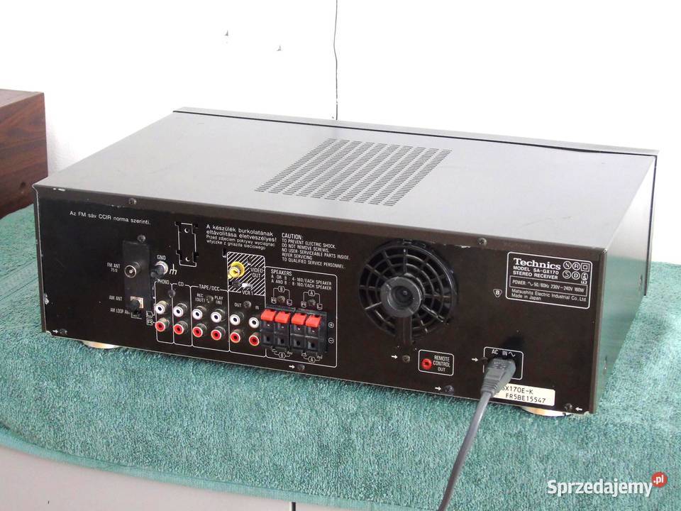 Amplituner Technics SAGX 170 sprawny i mocny Jasło