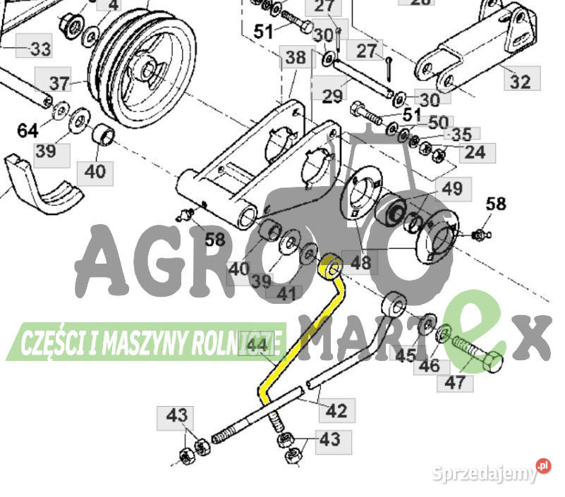 CQ35389 ŚRUBA NAPINAJĄCA JD Wichrów