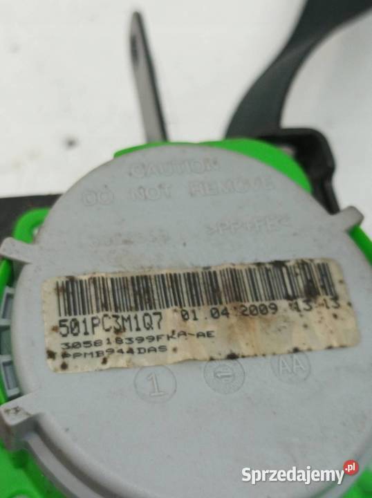 PAS BEZPIECZEŃSTWA PRAWY PRZÓD PASAŻERA E15