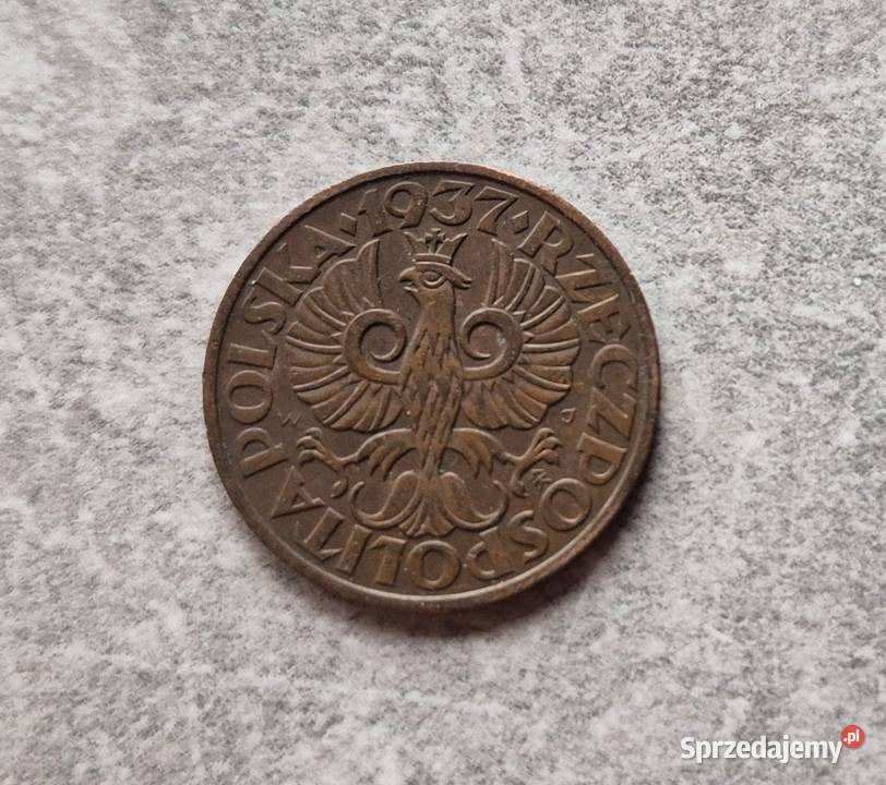 423 POLSKA II RP 2 Grosze 1937 r Wola Kruszyńska