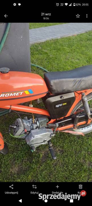 Romet ogar 205 Rok produkcji 1986 podkarpackie Majdan Królewski