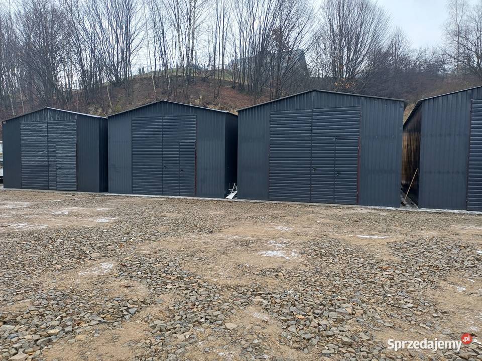 GRAFITOWY Garaż Blaszany Garaże Blaszane Magazyn mazowieckie Sierpc