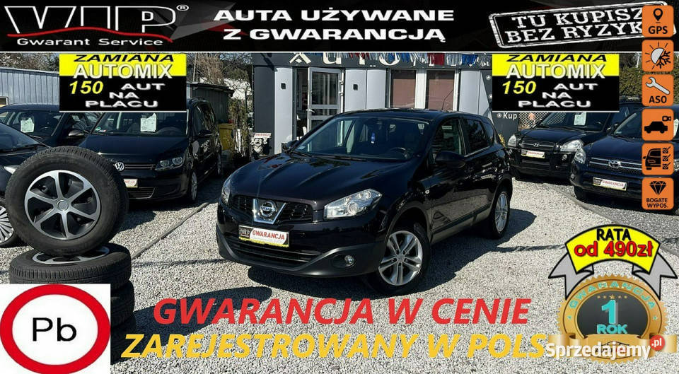 Nissan Qashqai SPRZEDANY 16 BenzynaPanoramaHak benzyna Qashqai Świdnica