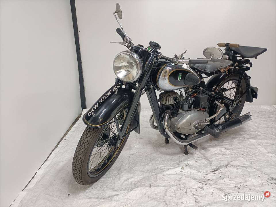 DKW NZ 250 1938r z dokumentami Padniewko