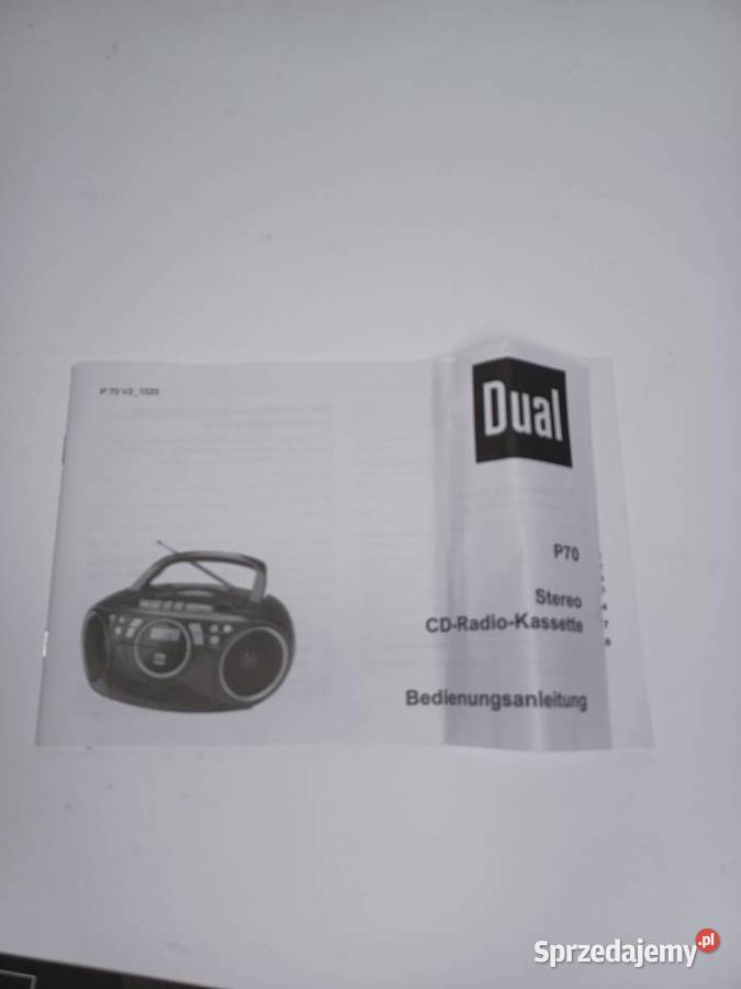 Boombox Dual P70 Radio Fm CD Kaseta AUX Legnica